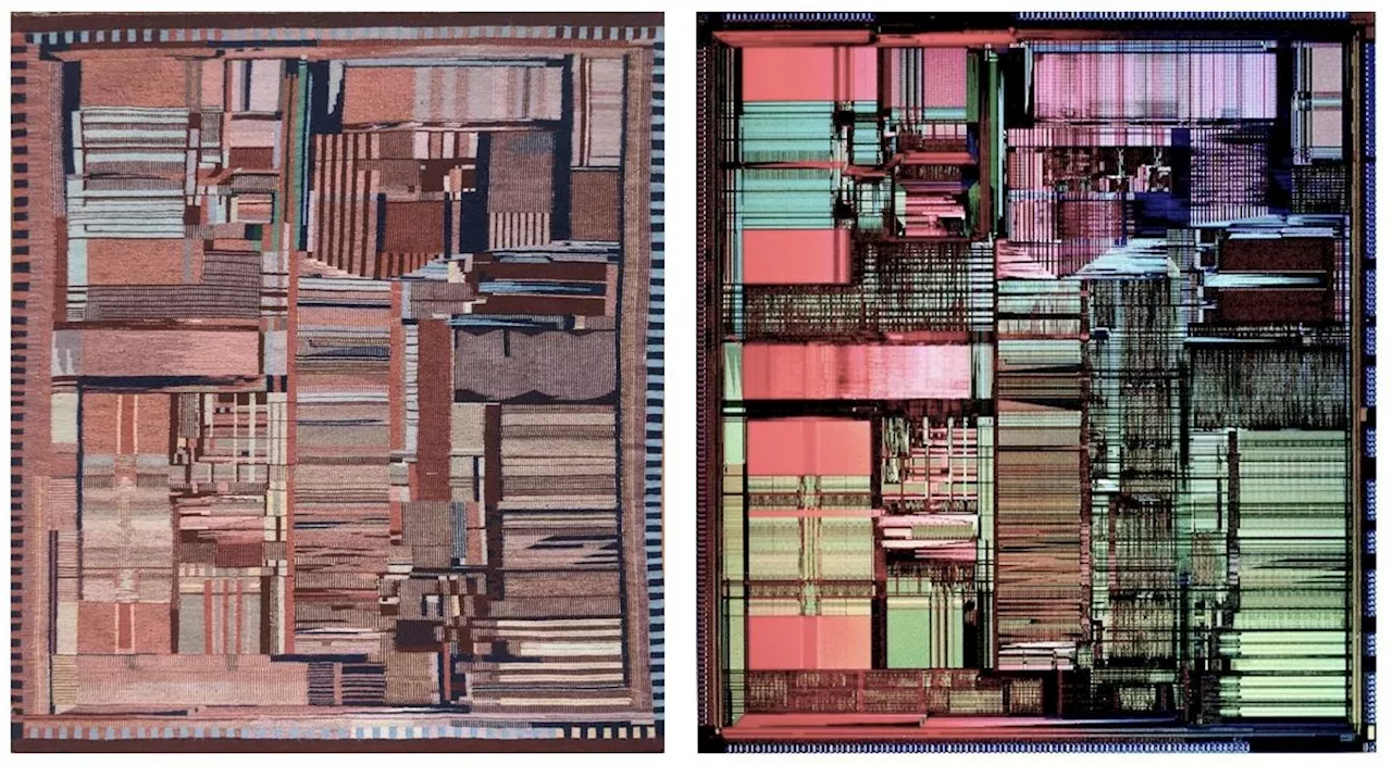 Intel's Navajo 'Pentium' rug is a ridiculously accurate likeness of a '90s CPU