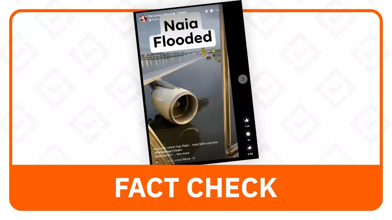 FACT CHECK: Flooding in NAIA seen in video not due to Severe Tropical Storm Enteng