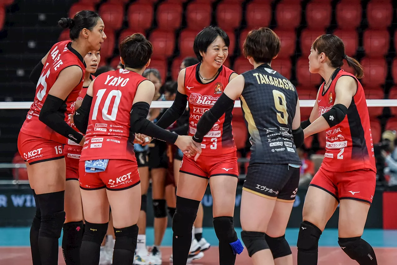 PVL champ Kurashiki downs Thai under-20 Est Cola, starts title defense in surprise match