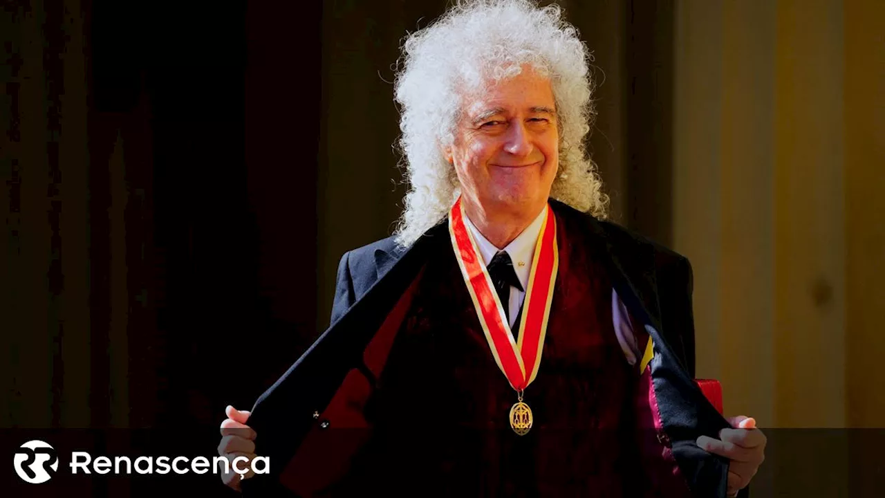 ​Brian May sofreu AVC, mas já consegue tocar guitarra