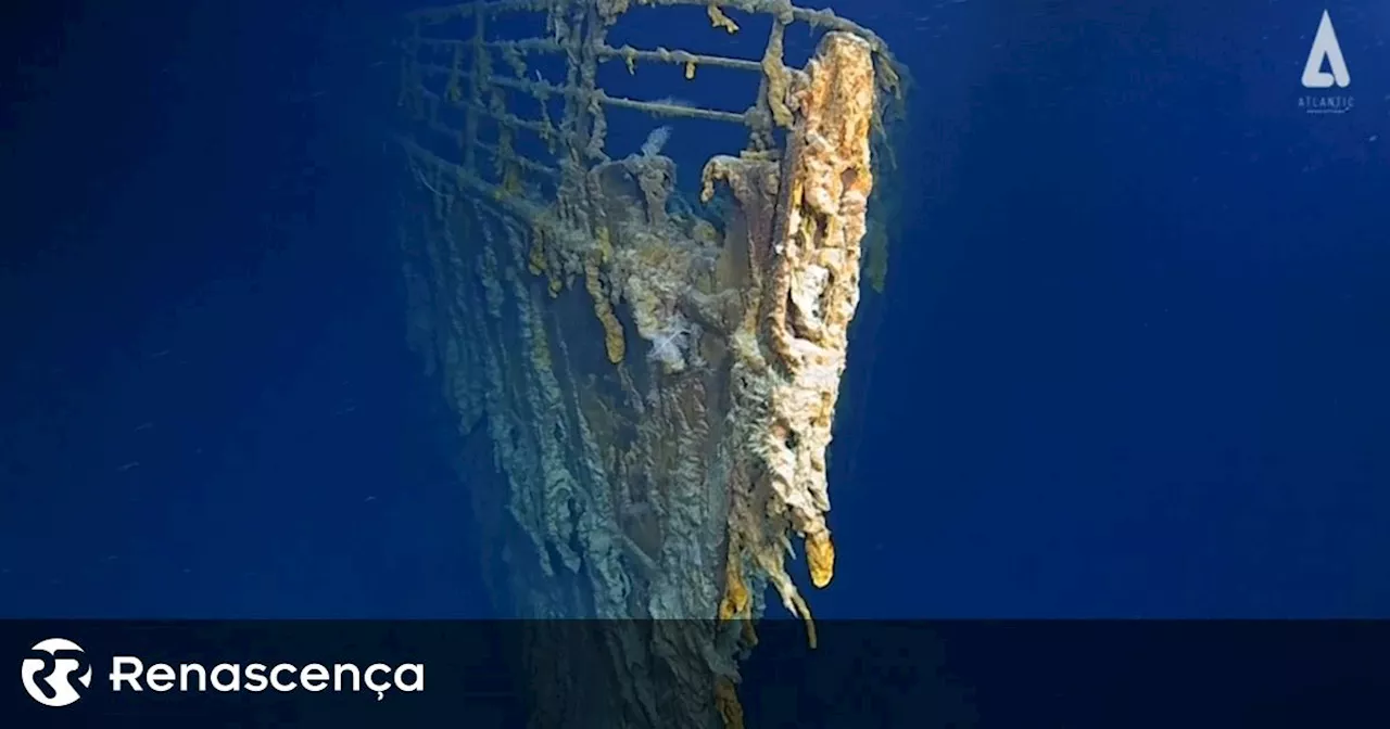 Expedição ao Titanic vê estátua de bronze perdida e capta imagens de alta resolução