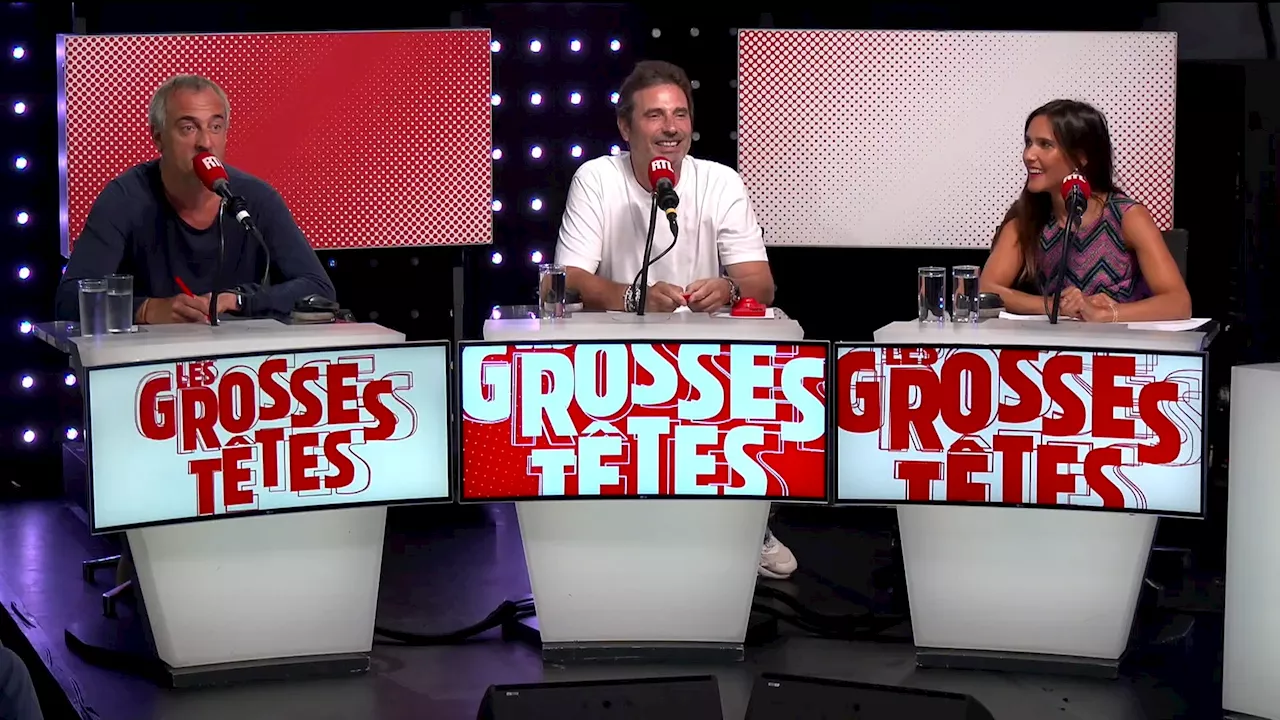 'Les Grosses Têtes' : quand Richard Orlinski offre un cadeau à Laurent Ruquier pendant l'émission