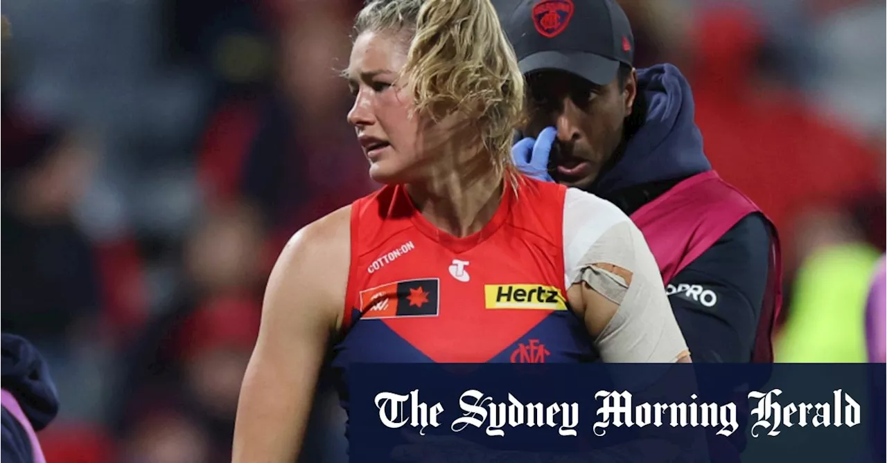 AFLW season over for Tayla Harris