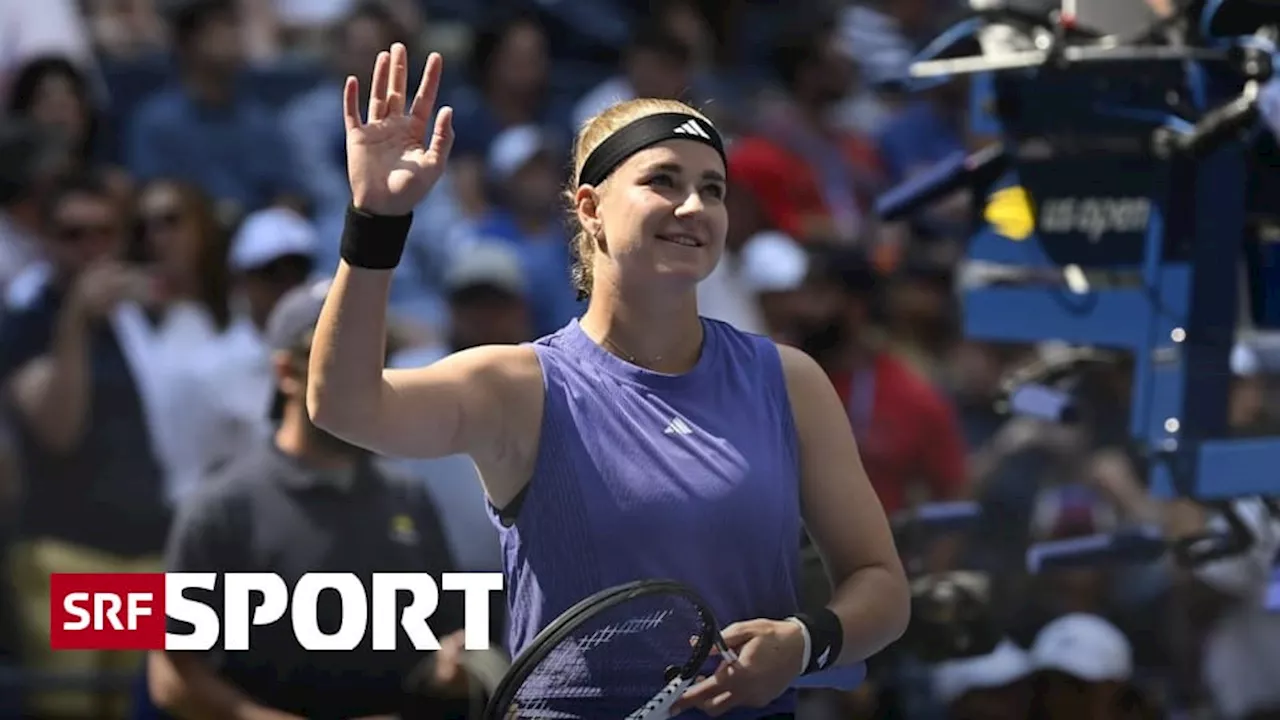 Muchova schlägt Haddad Maia im Viertelfinal der US Open