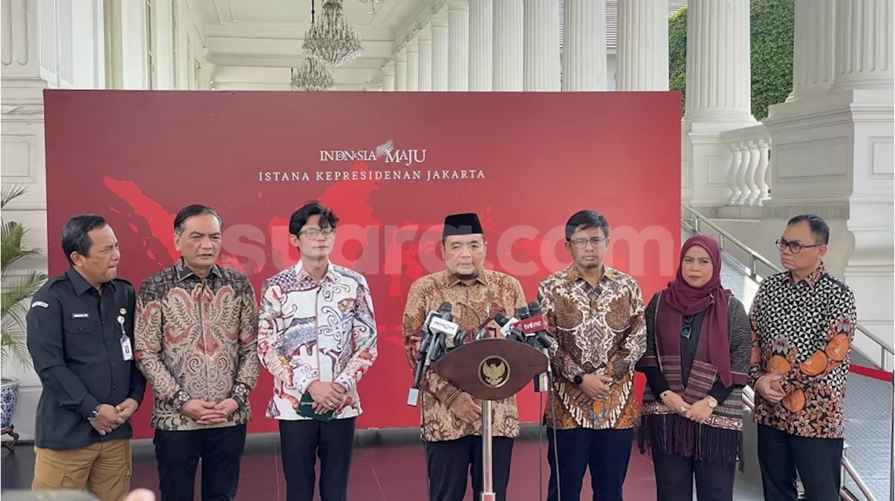 Ketua Dan Komisioner KPU Temui Jokowi Di Istana, Lapor Soal Pelantikan Presiden Hingga Tahapan Pilkada