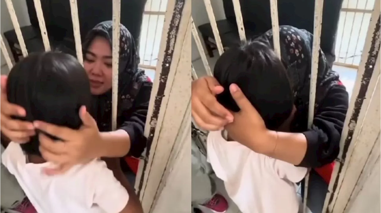 Momen Haru Tina Terdakwa Kasus Dugaan Melawan Aparat Bertemu Anak di Penjara, Netizen Colek Hotman Paris