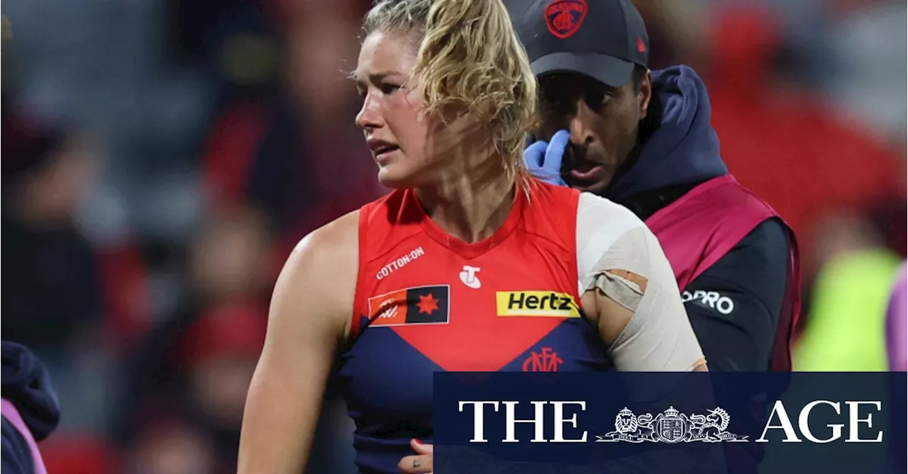 AFLW season over for Tayla Harris