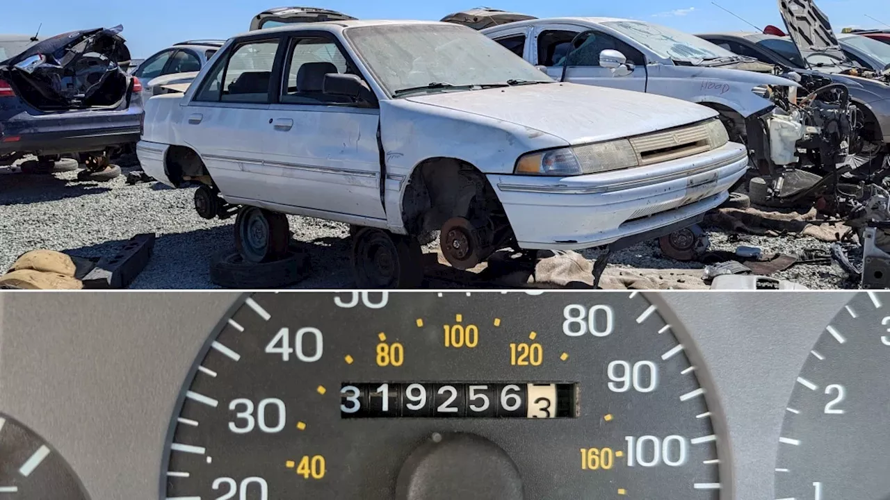 Junkyard Gem: 1995 Mercury Tracer sedan with 319k miles