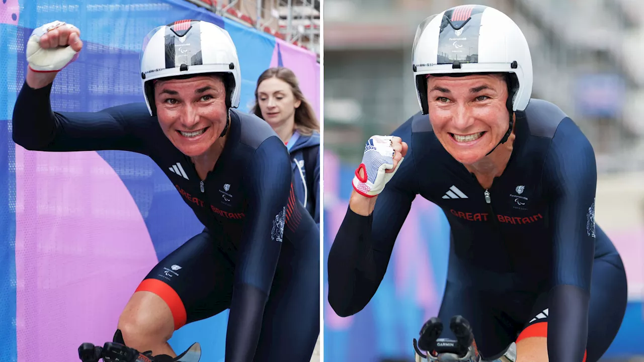 Dame Sarah Storey, 46, wins incredible 18TH Paralympics gold medal as she rewrites history in ninth...