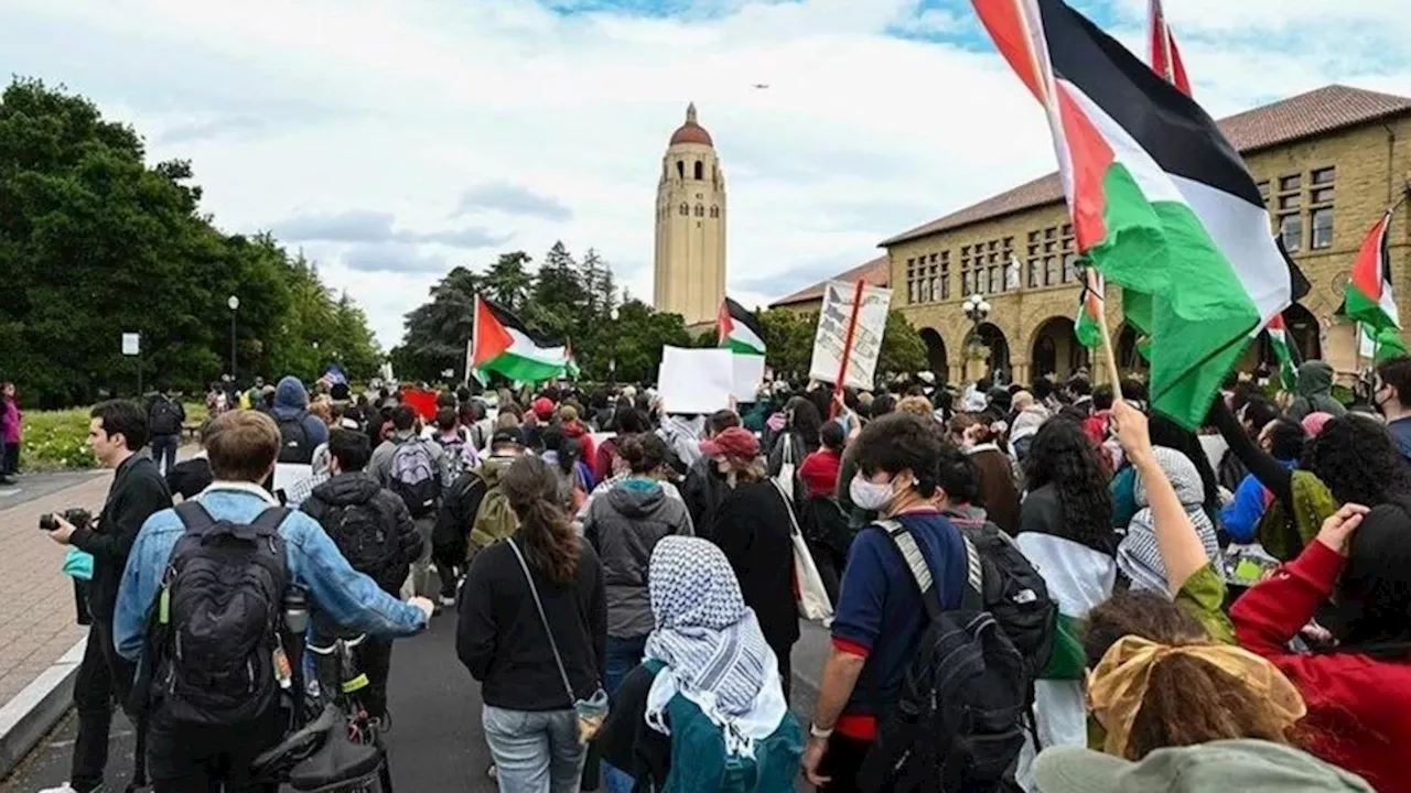 عودة المظاهرات المؤيدة لفلسطين بجامعة كولومبيا في نيويورك مع بدء الدراسة