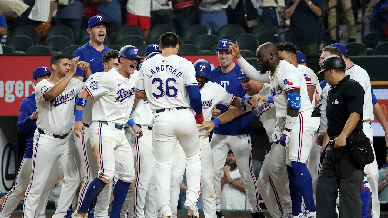 Langford becomes first Rangers rookie with walk-off slam in win over Yankees