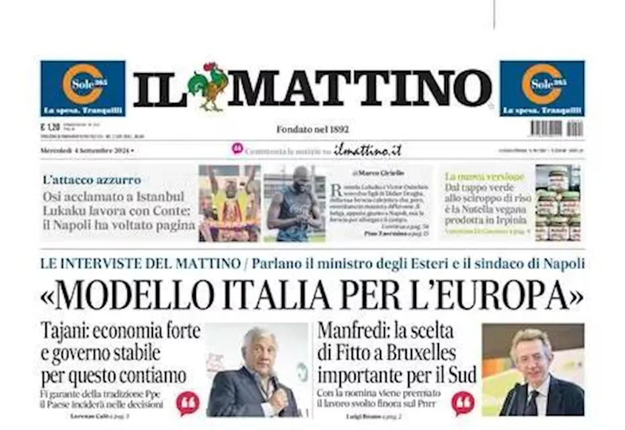 Il Mattino: 'Osi acclamato a Istanbul, Lukaku lavora con Conte: voltato pagina'