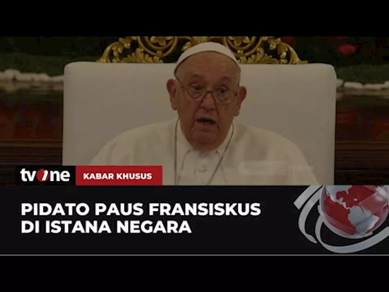 Pidato Lengkap Paus Fransiskus di Istana