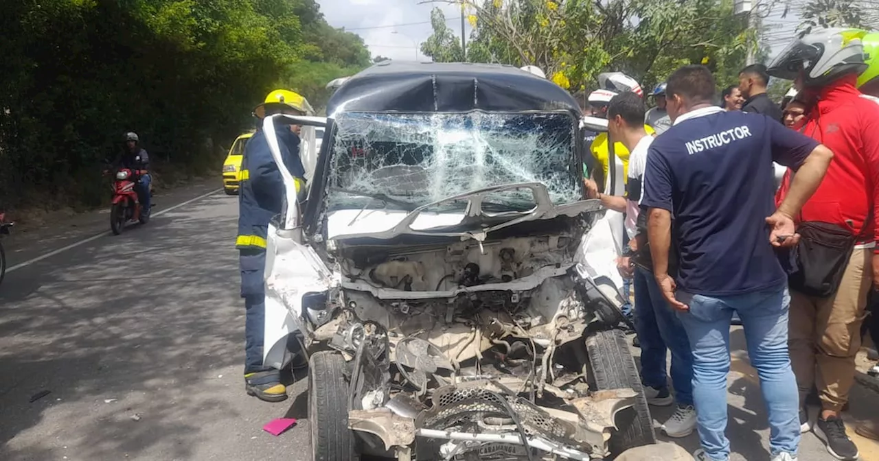 Domiciliario murió en un accidente en el Anillo Vial hacia Girón