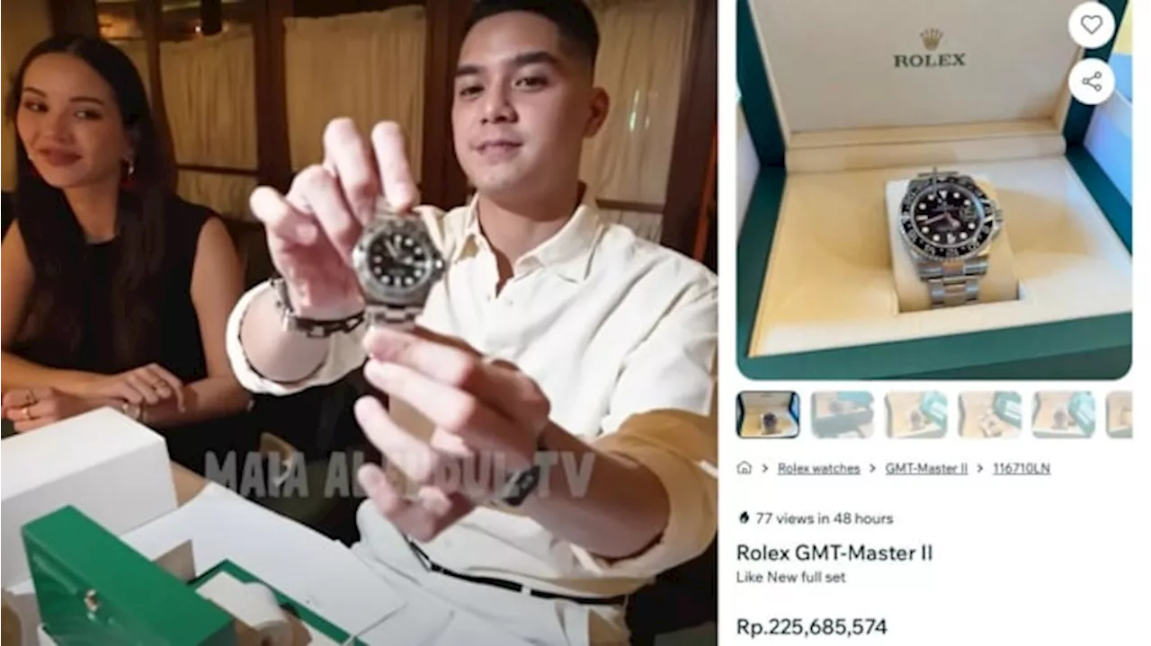 Al Ghazali Dapat Hadiah Ulang Tahun Jam Rolex Rp200 Juta dari Ayah Tirinya