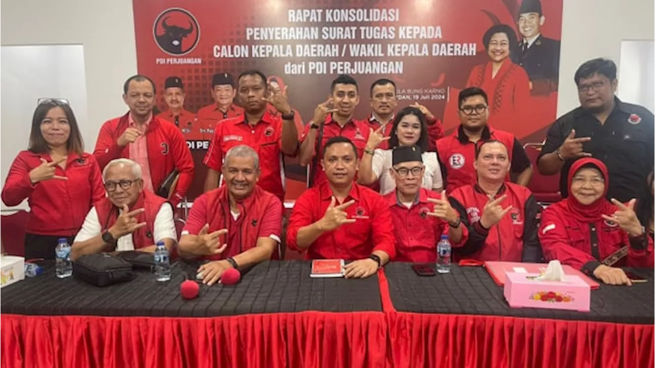 PDIP Bilang Tidak Hentikan Proses Pencalonan Meski Bakal Cabup Batubara Zahir Ditangkap