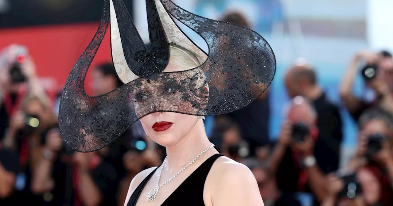 Lady Gaga's 'Joker' Premiere Lace Mask Once Belonged to This Fashion Muse