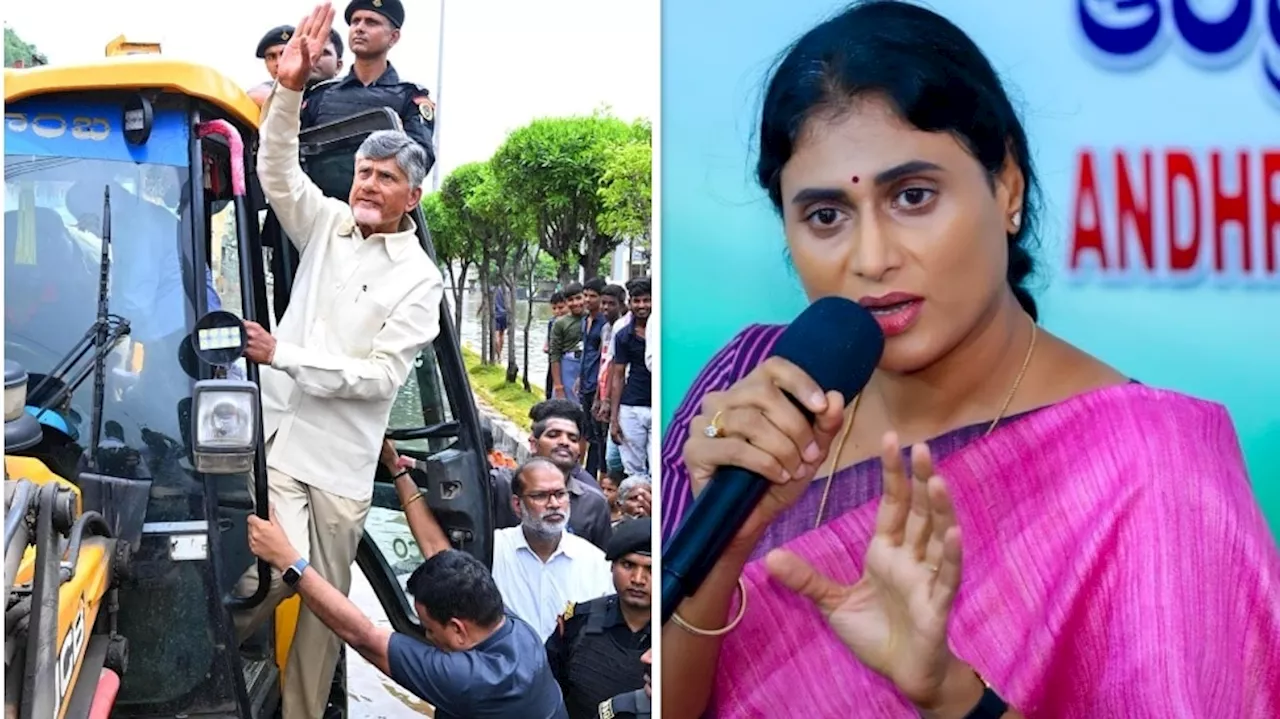 YS Sharmila: శెభాష్‌ సీఎం చంద్రబాబు.. వరద సహాయ చర్యలపై వైఎస్‌ షర్మిల ప్రశంసలు