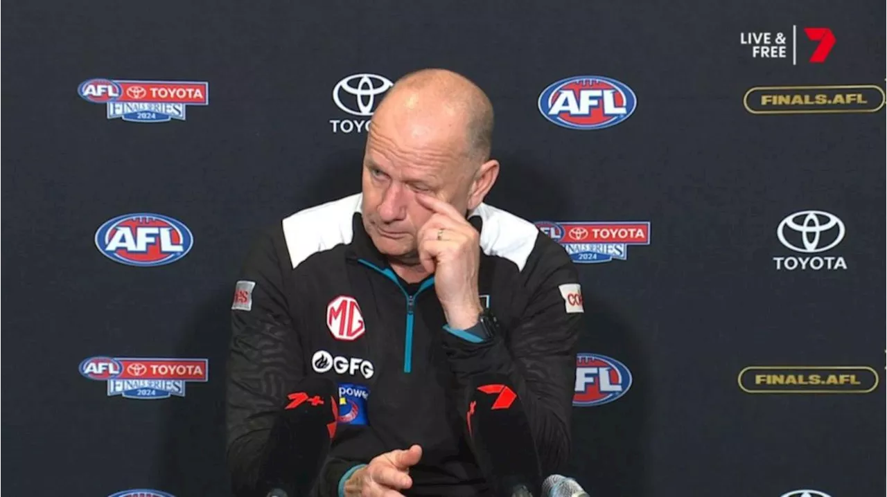 ‘Vultures’ circle Ken Hinkley after Geelong humiliate Port Adelaide in AFL finals nightmare