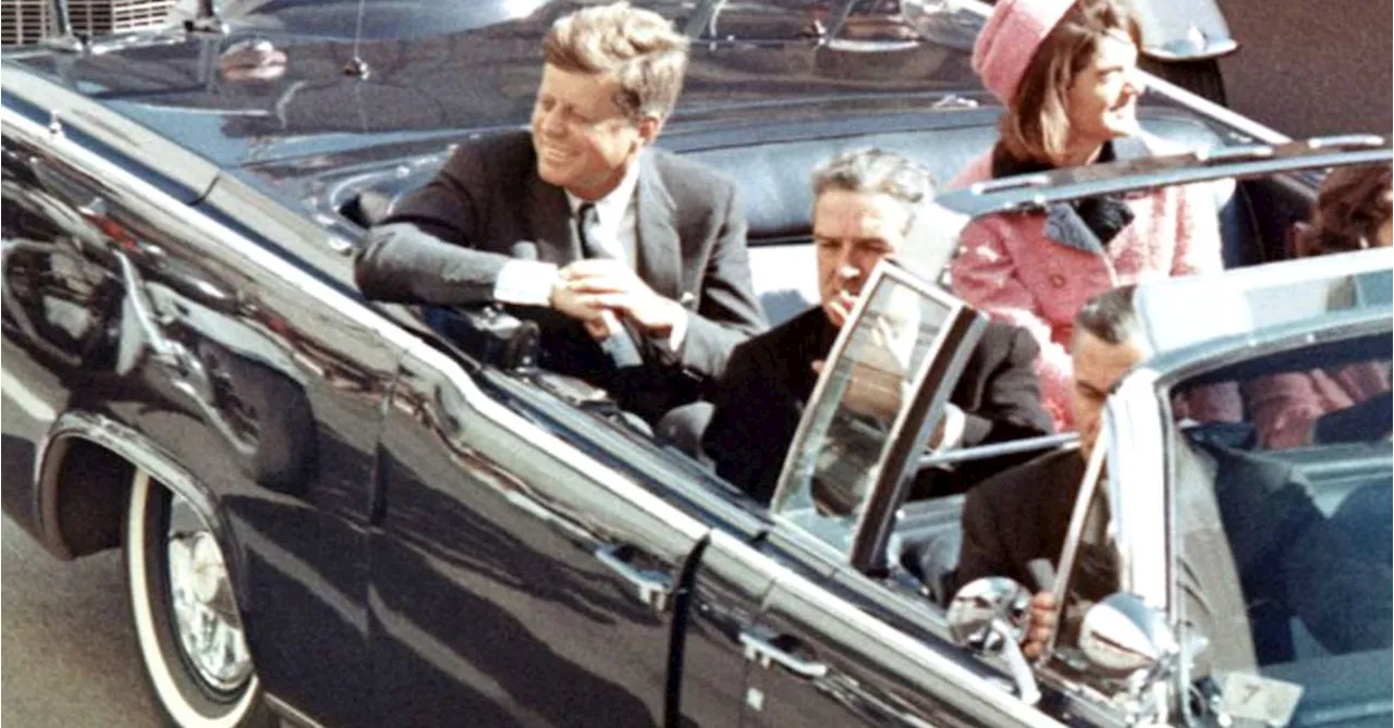 Newly-emerged footage shows motorcade racing JFK to hospital moments after he was shot