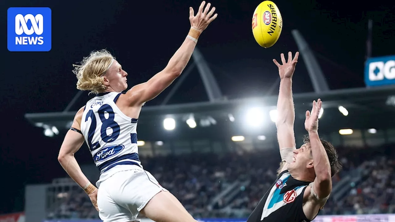 AFL qualifying final Port Adelaide vs Geelong live updates — blog, scores and stats from Adelaide Oval