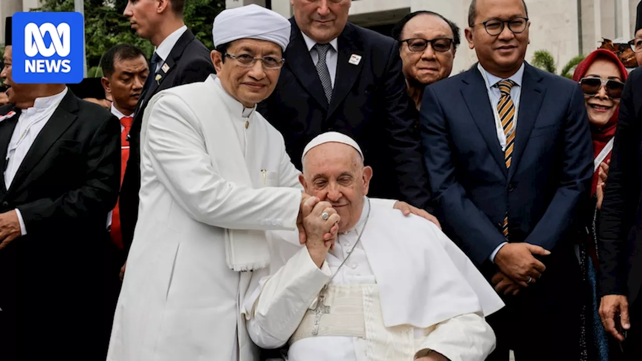 Pope Francis and Indonesia's grand imam call for 'decisive' action on climate change in joint interfaith declaration