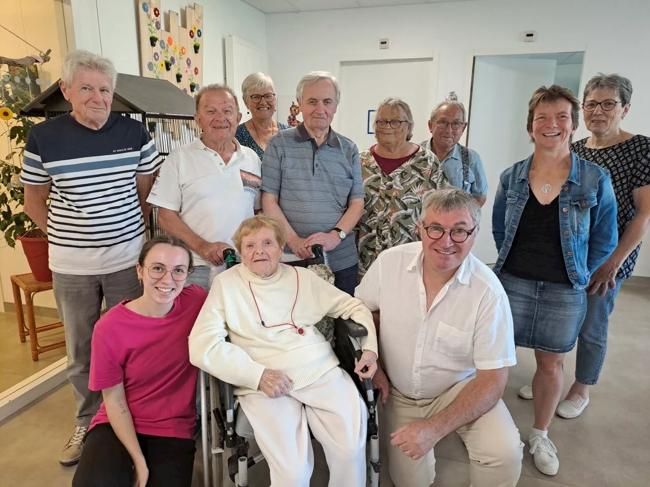 Marcelle Priac, doyenne de Lanvollon, a fêté ses 102 ans, entourée de ses proches