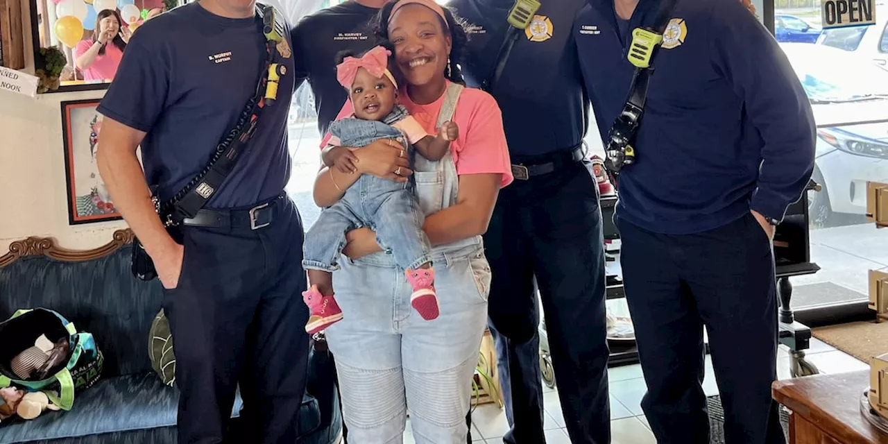 ‘Please little baby, just breathe’: Baby saved by Anchorage firefighters celebrates her 1st birthday