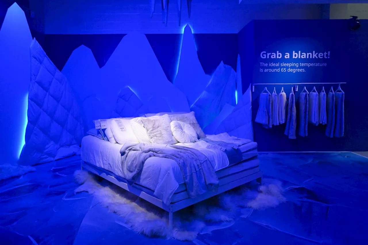 Inside the new IKEA Sleepeasy, made to help New Yorkers sleep more soundly