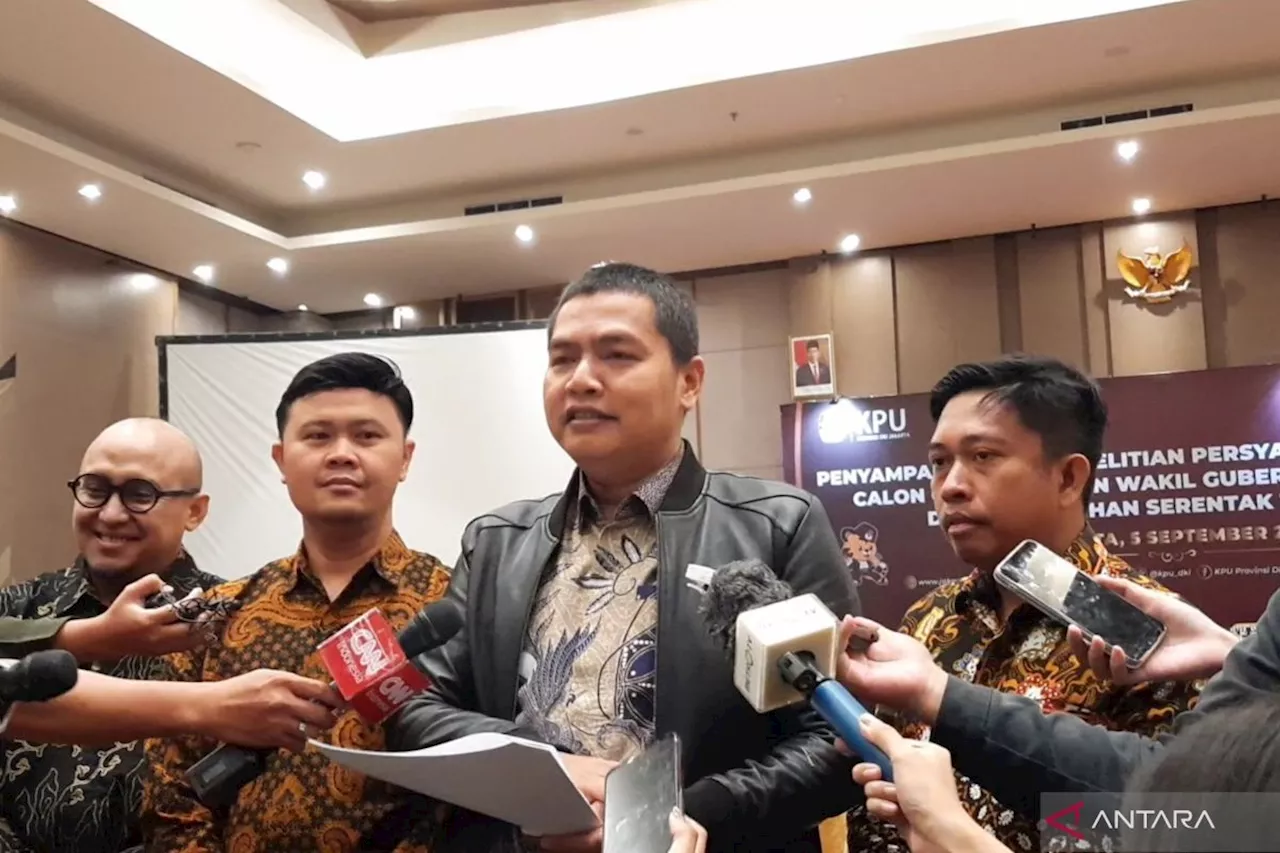 KPU DKI: Tiga paslon di Pilgub DKI belum penuhi syarat administrasi