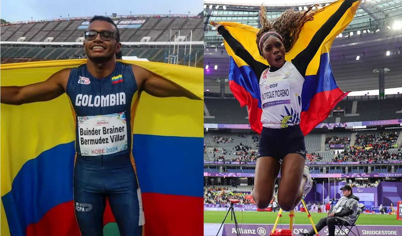 Colombia sumó dos medallas de bronce en los Paralímpicos de París 2024