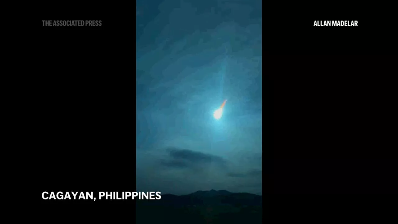 Watch moment when small asteroid burns up in Earth's atmosphere over the Philippines