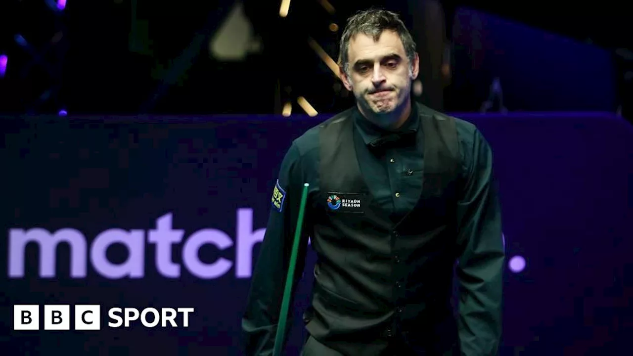 Saudi Arabia Masters: Ronnie O'Sullivan loses in quarter-final