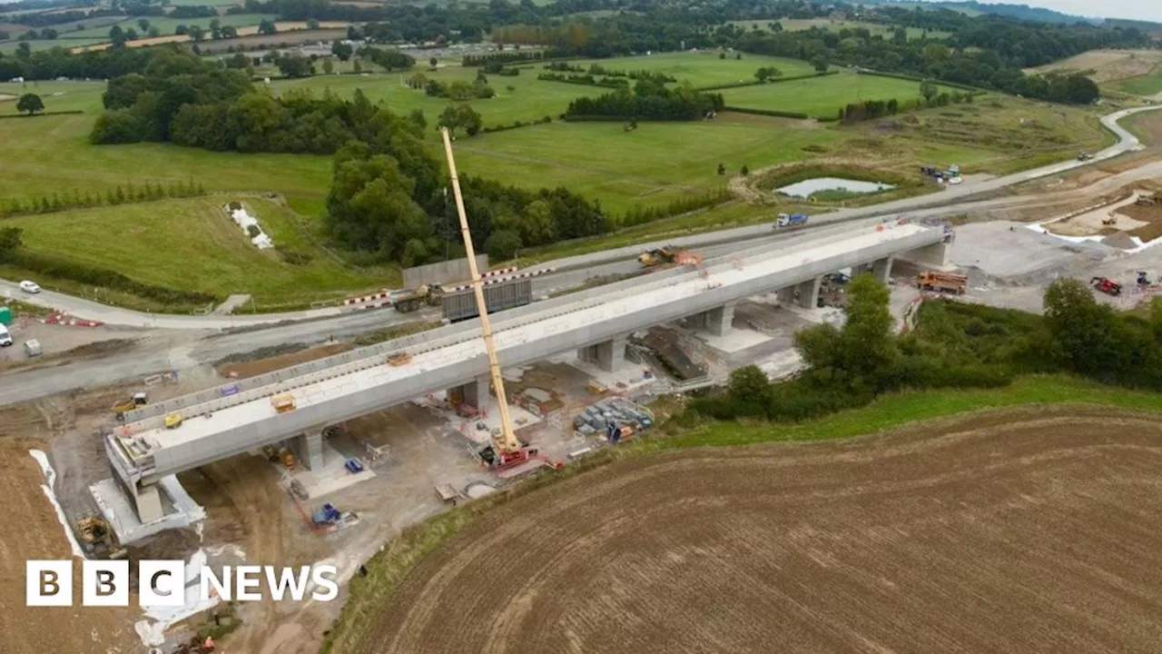 First HS2 viaduct completed in Northamptonshire