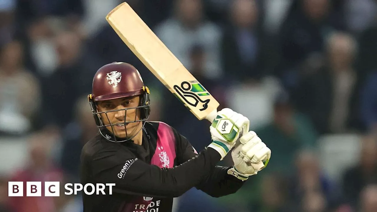 T20 Blast: Somerset beat Northamptonshire to reach Finals Day