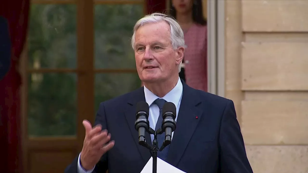 Michel Barnier promet de répondre 'aux défis' et 'aux souffrances' pour son premier discours à Matignon