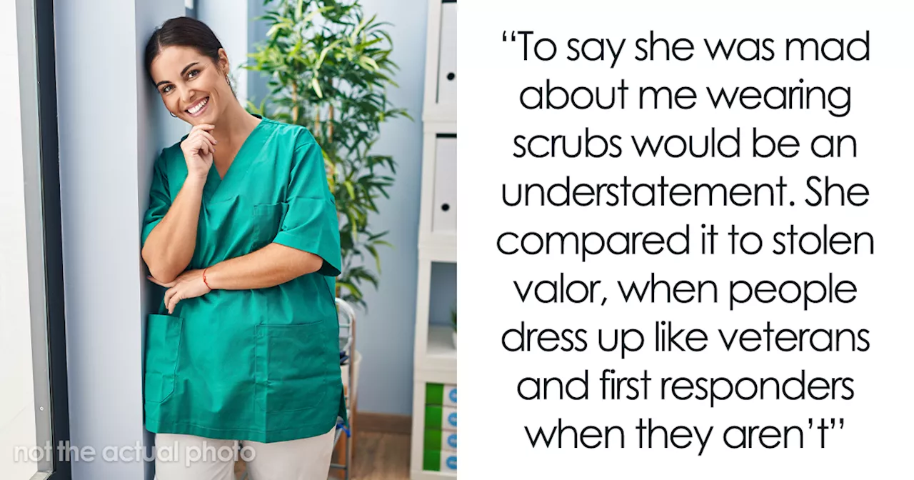 Student Gets Criticized By Neighbor As She's Not A Nurse But Is Wearing Scrubs, Seeks Advice Online