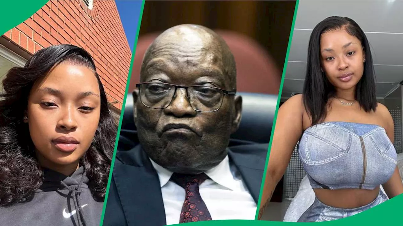 Cyan Boujee Claims Jacob Zuma Is Her Granddad, SA Reacts: “Haaibo I Knew You Were Related Somehow”