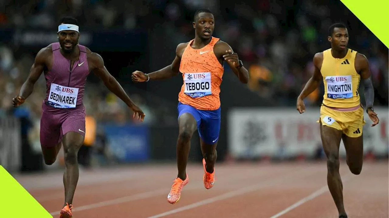 Tebogo Charges Late to Defeat American Sprinters at Zurich Diamond League