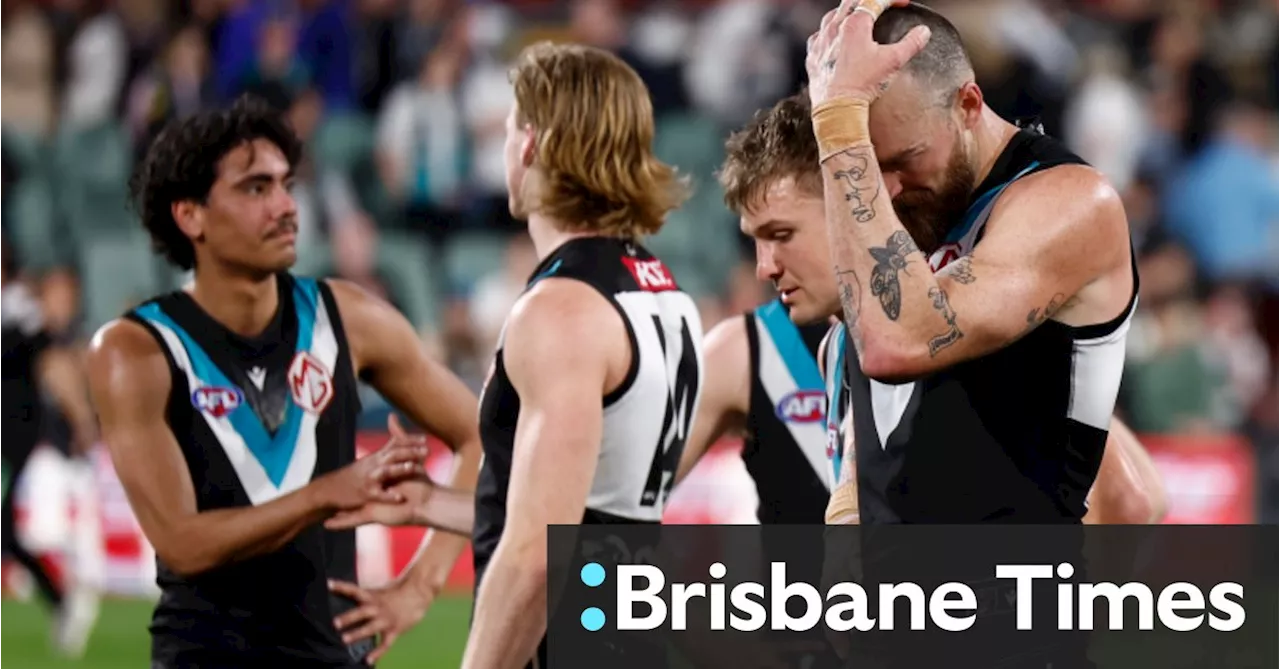 Port Adelaide’s finals losing streak continues in humiliating loss to Geelong