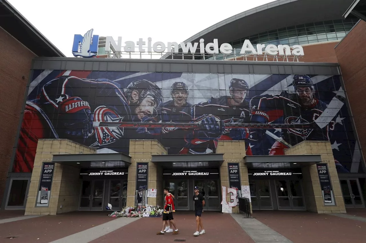 Blue Jackets fans, players remember Johnny and Matthew Gaudreau at a candlelight vigil in Columbus