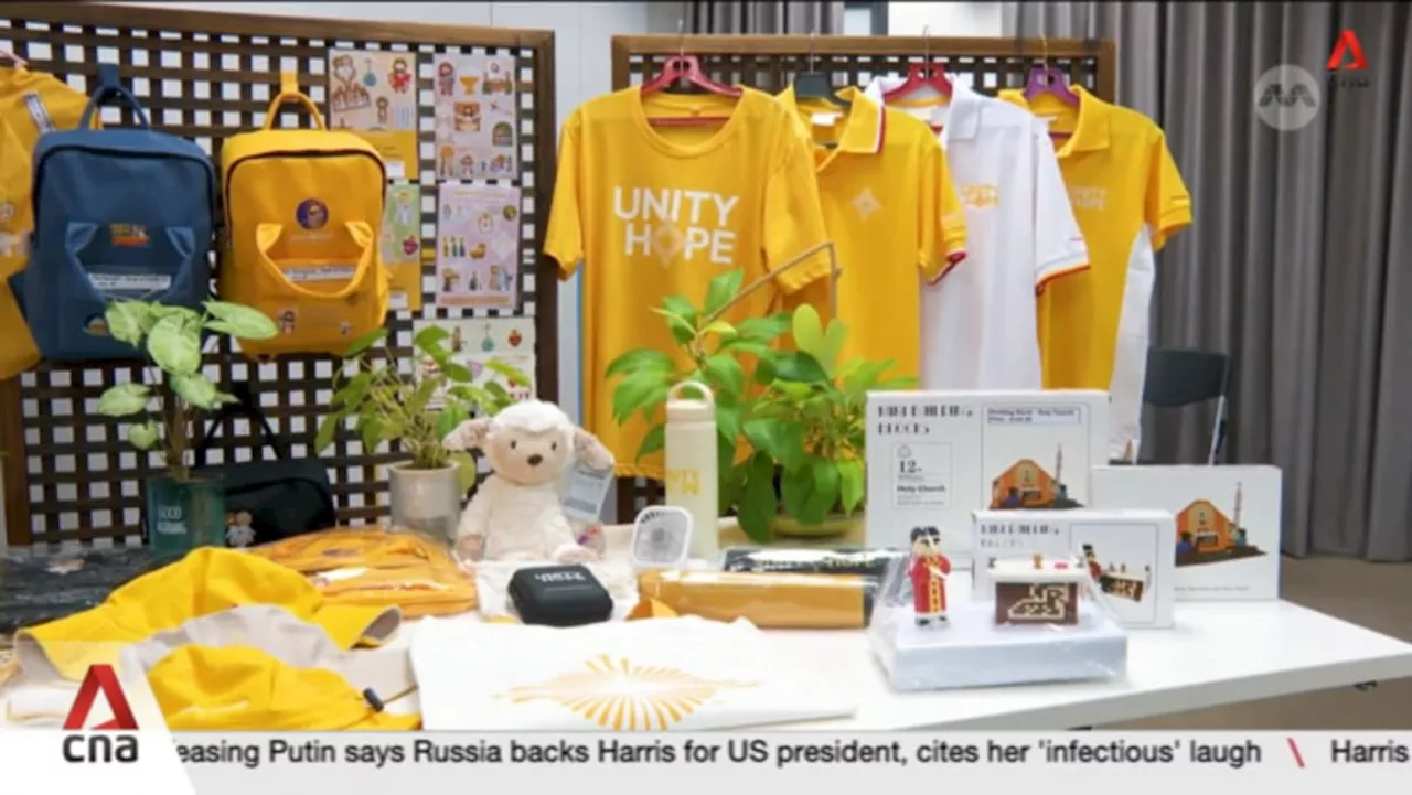 Thousands of souvenirs sold as Singapore gears up for Pope Francis' visit