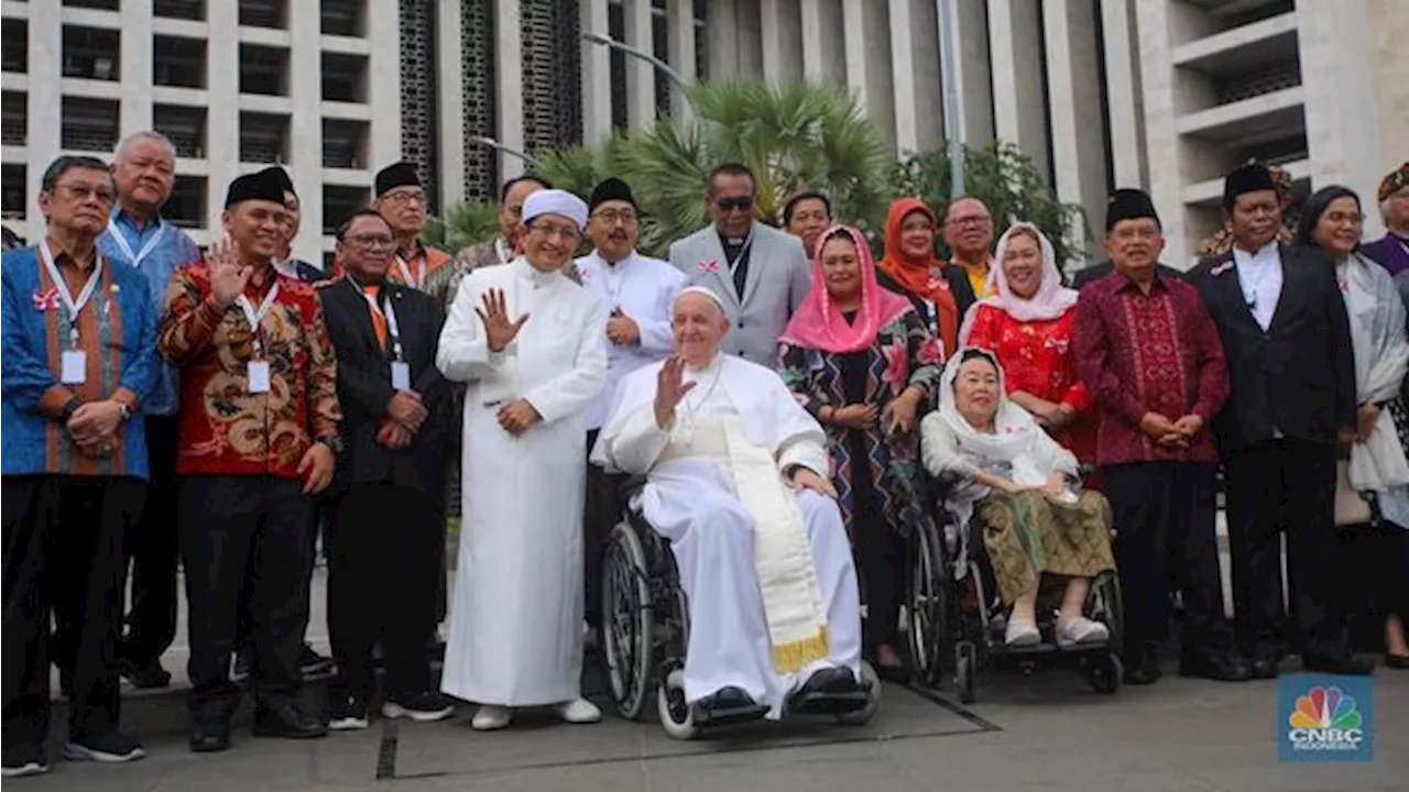 Paus Fransiskus Puji Terowongan Silaturahmi Istiqlal-Katedral