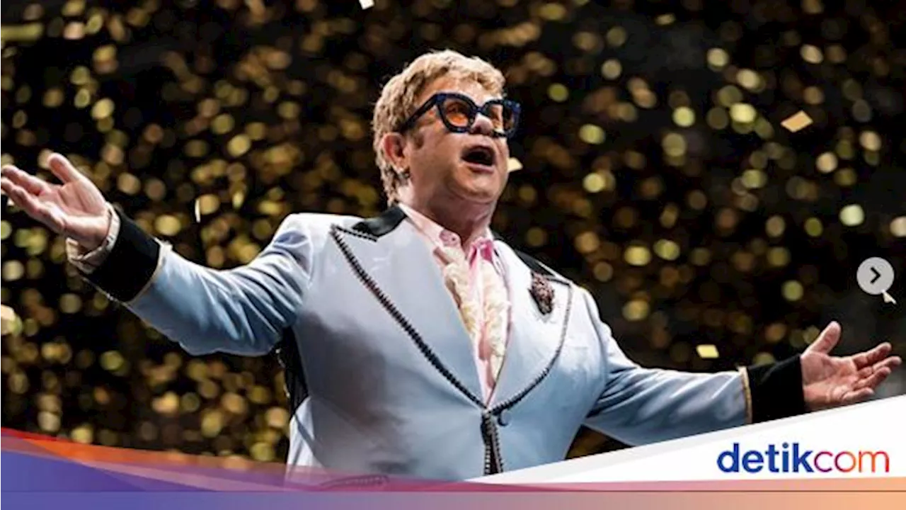 Elton John Buta Parsial Usai Alami Infeksi Serius di Mata