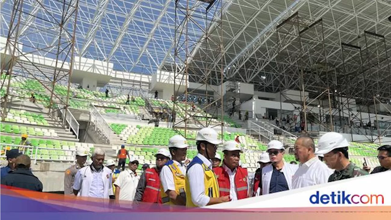 Menteri PMK Sebut Stadion Utama Sumut untuk Penutupan PON XXI Sudah 94%