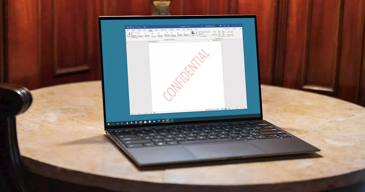 How to add a watermark in Word