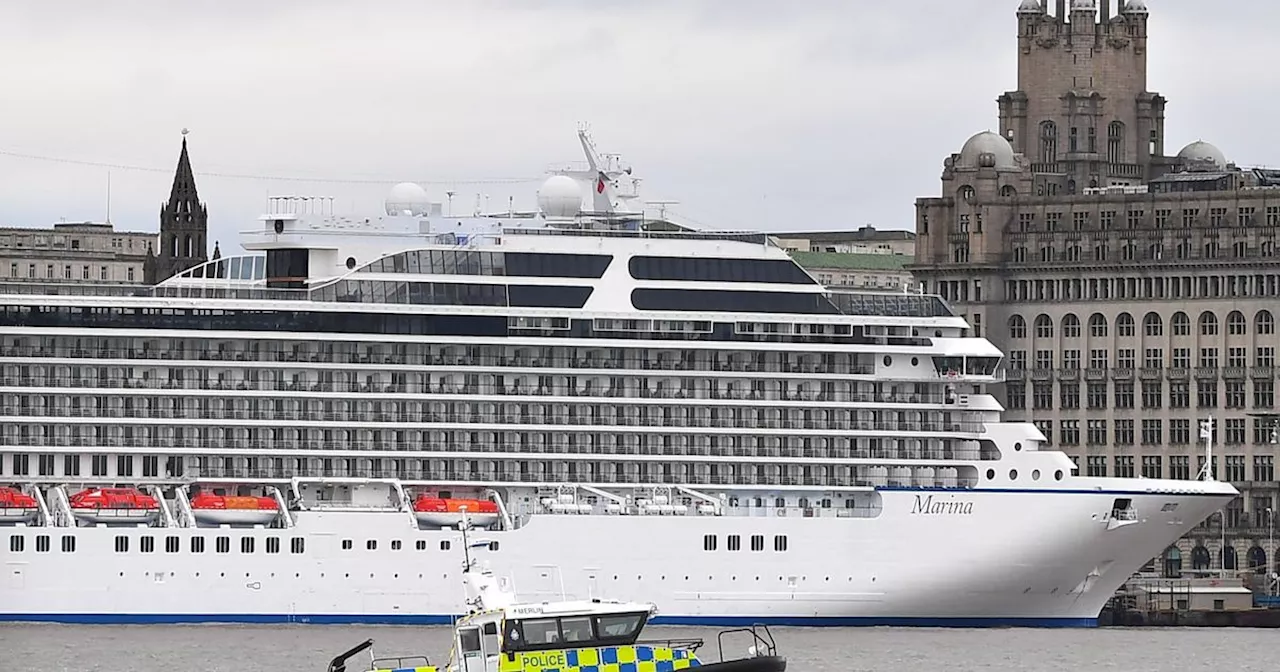 Cruise ship Marina Oceania arrives in Liverpool