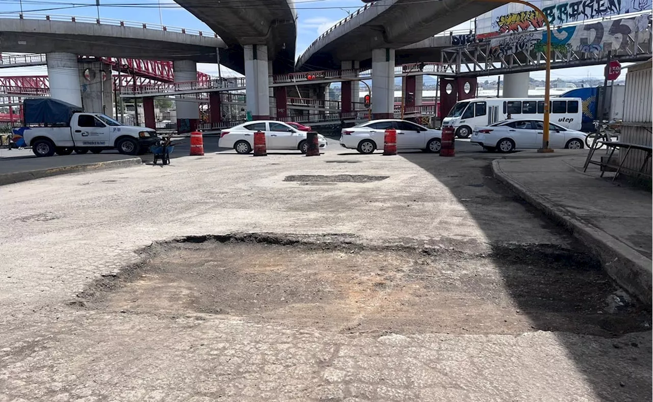 Cierran Avenida Central por labores de bacheo en Cuautitlán Izcalli y Tultitlán