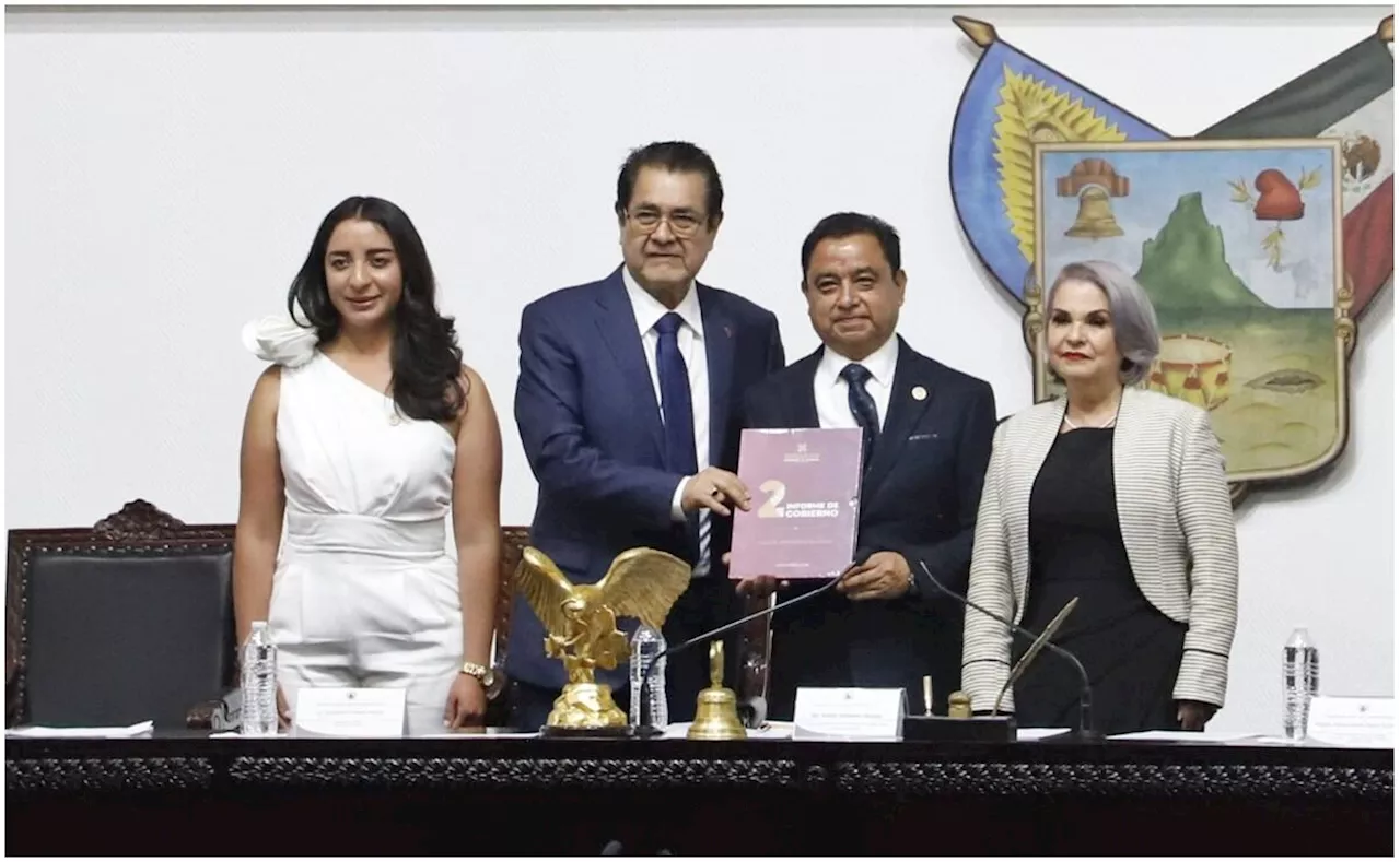 Secretario de gobierno de Hidalgo presenta segundo informe de gobierno de Julio Menchaca Salazar