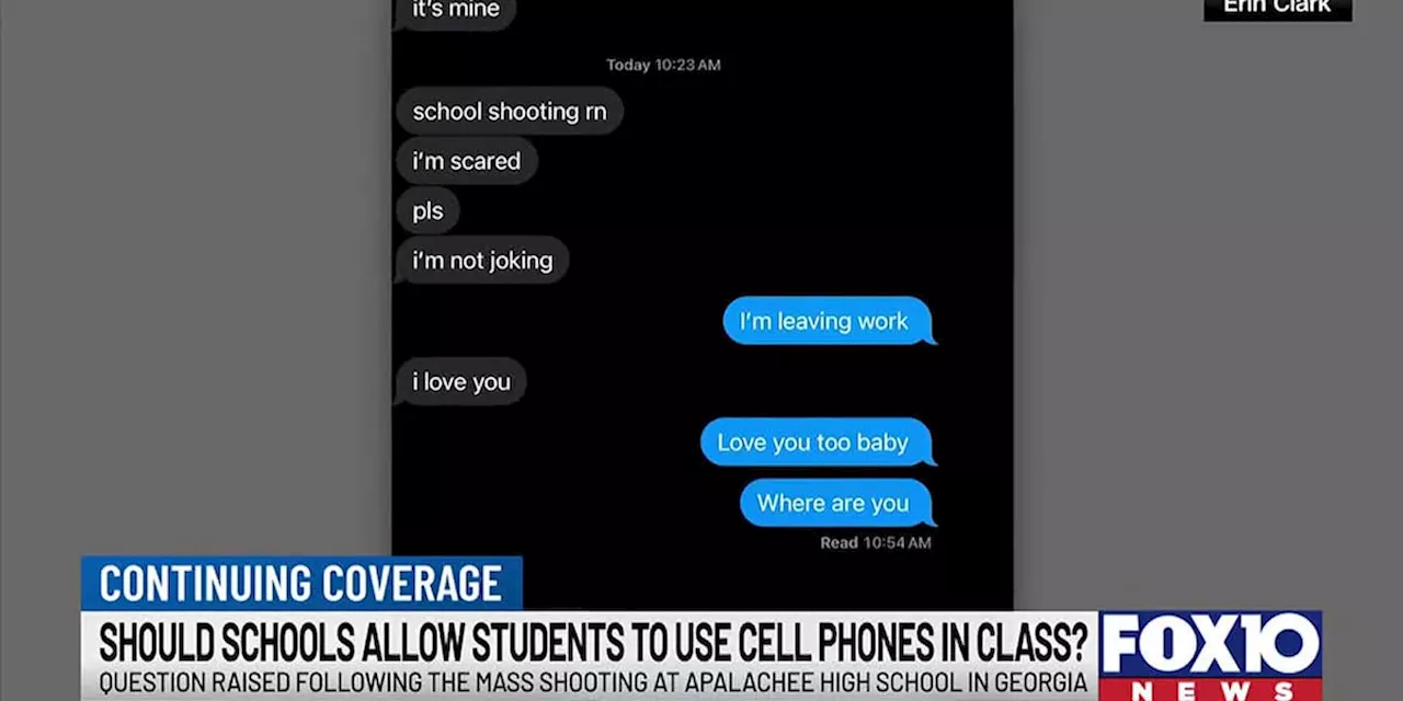 Hindrance or hope? Local parents question if students should have cellphones during crises like the Georgia school shooting